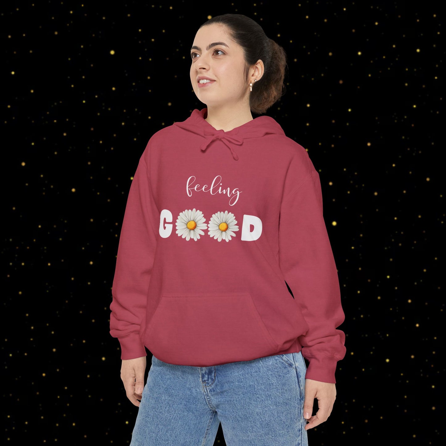 Feeling Good Gänseblümchen Kapuzenpullover