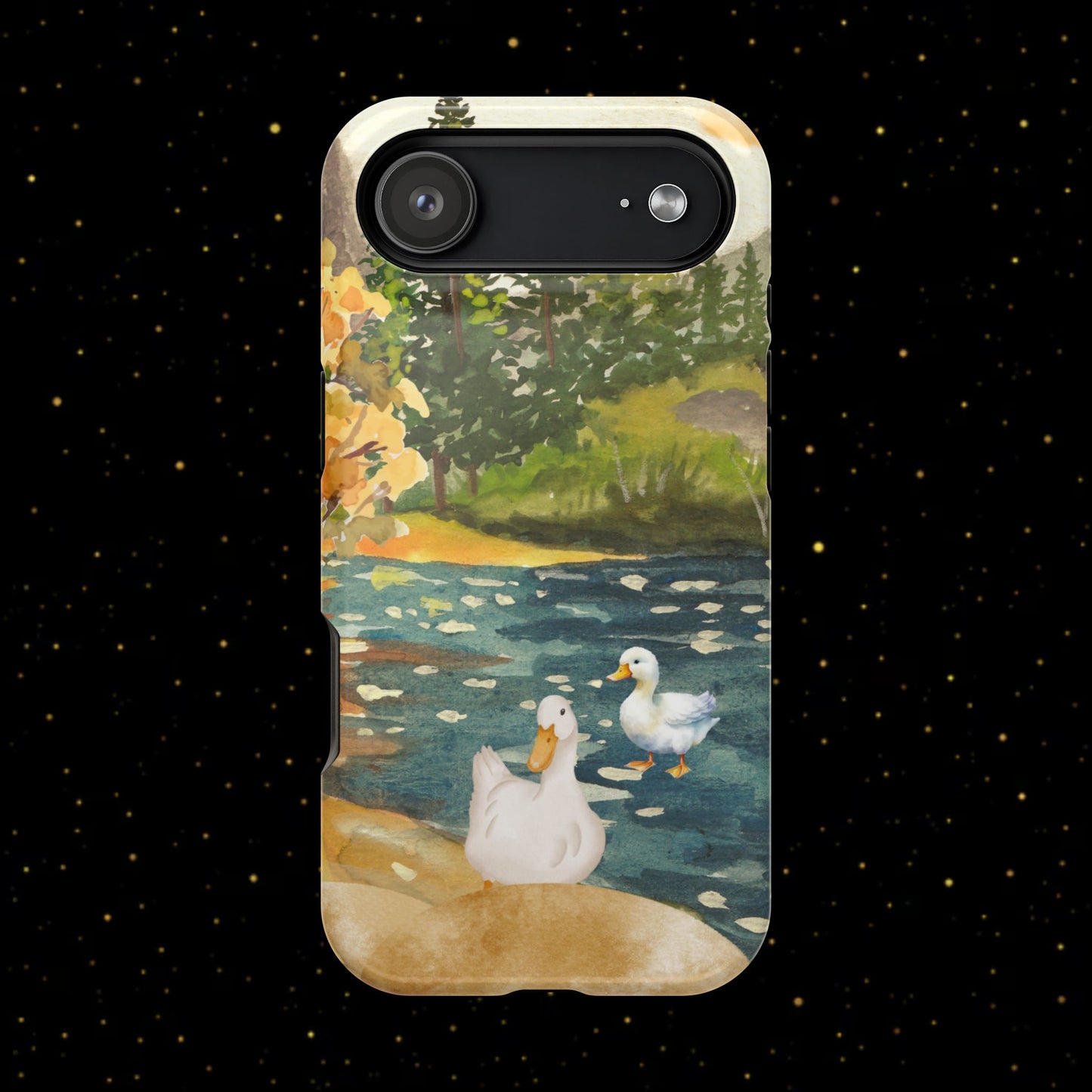 Flüsternde Flussenten Handyhülle