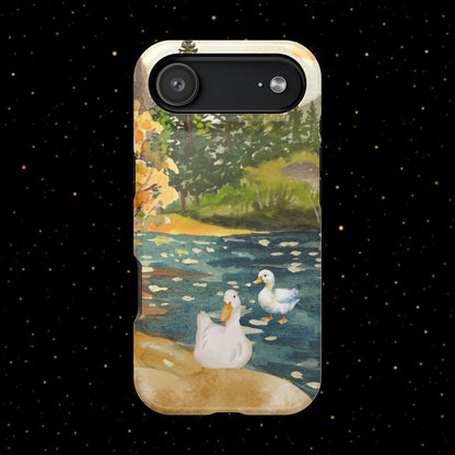 Flüsternde Flussenten Handyhülle