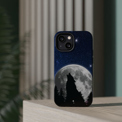 Wolfsheulen Mond Handyhülle