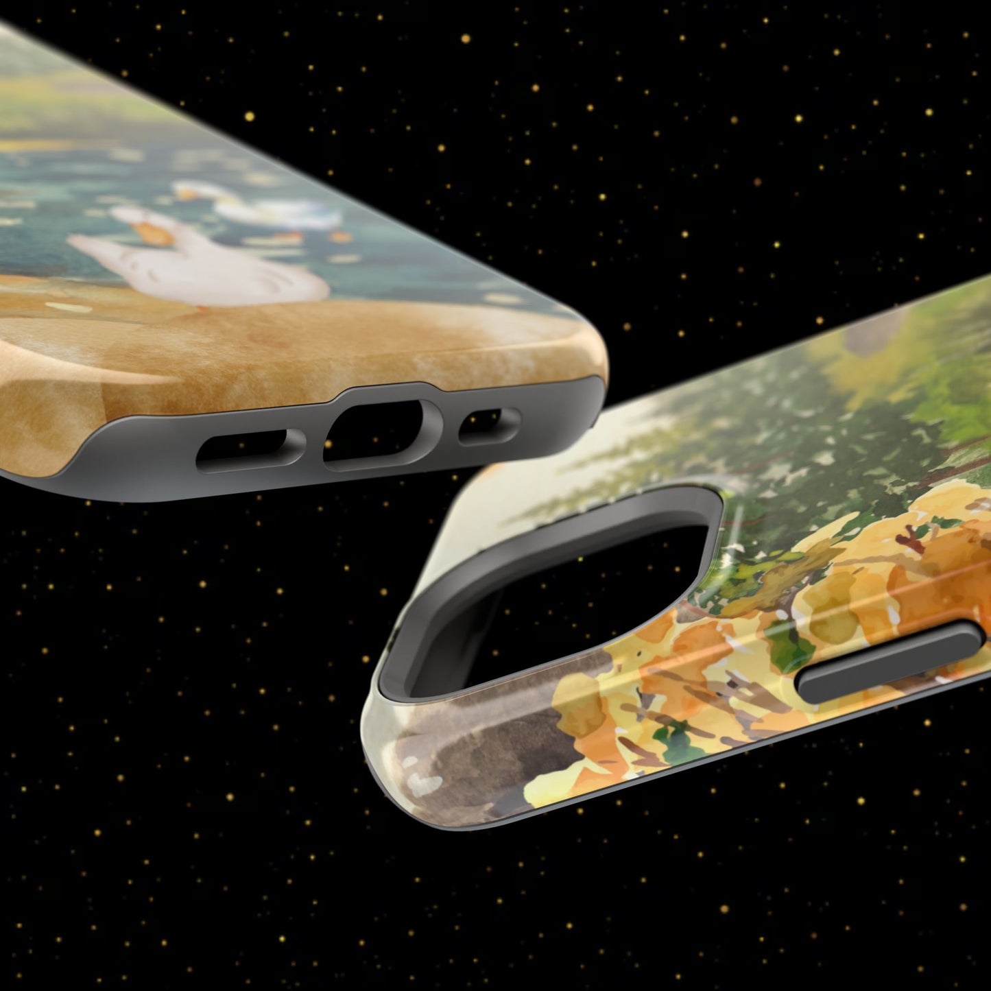 Flüsternde Flussenten Handyhülle